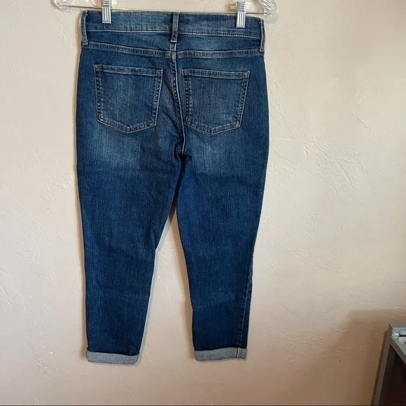 Banana Republic Factory Petite Light Wash Girlfriend Denim Jeans - Picture 5 of 8